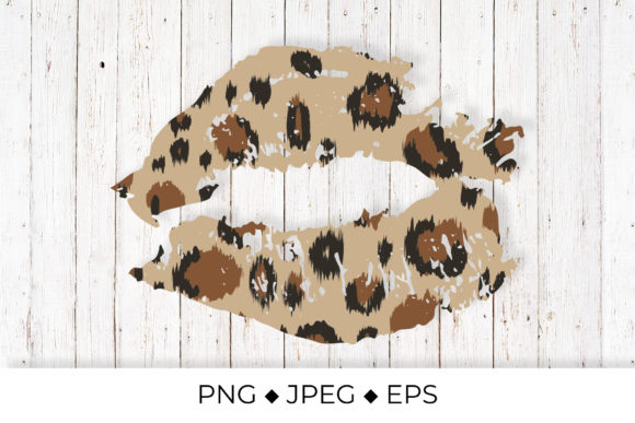 Download Leopard Lips. Lipstick Kiss. Leopard Pri - Leopard lips Collection