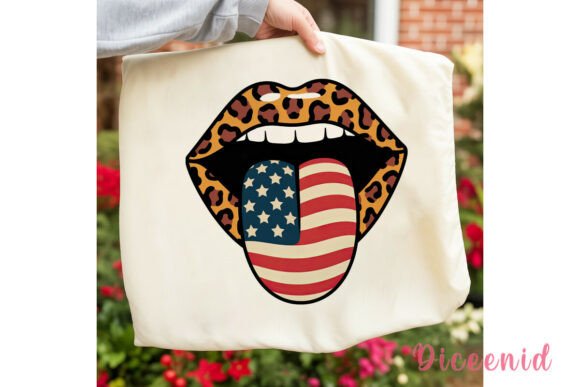 Download Leopard Lips USA Flag Tongue PNG Clipart - Leopard lips Collection