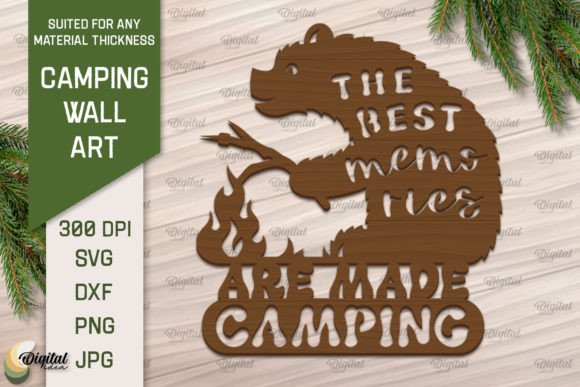 Download Camping Wall Art Laser. Camping Papercut - Camping wall art Collection