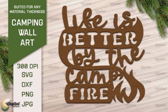 Download Camping Wall Art Laser. Camping Papercut - Camping wall art Collection