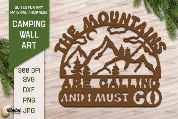 Download Camping Wall Art Laser. Camping Papercut - Camping wall art Collection