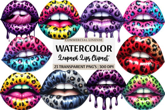 Download Leopard Lips Sublimation Clipart - Leopard lips Collection