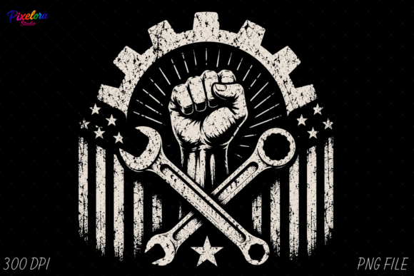 Download Worker Pride Tools Shirt PNG - Premium Bundle